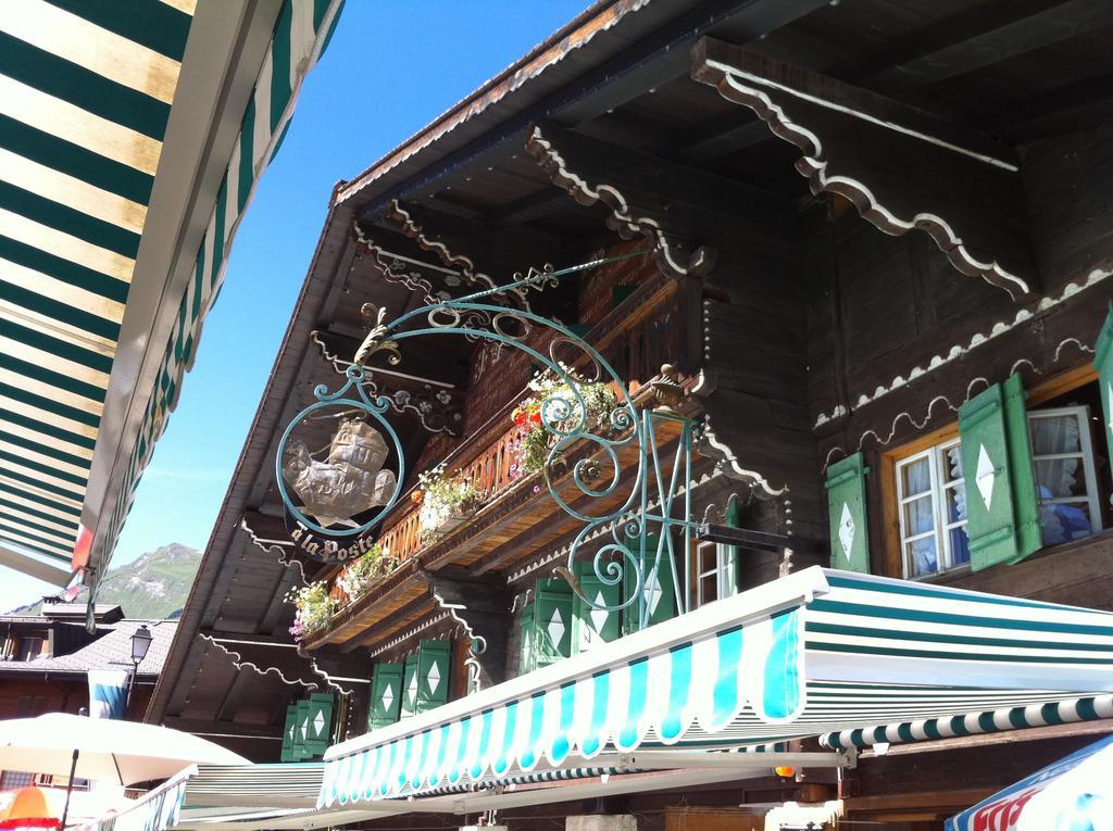 Auberge De La Poste Les Diablerets Buitenkant foto